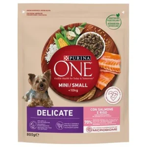 Purina ONE Mini Delicate com salmão e arroz