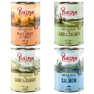 Purizon 12 x 400 g comida húmida para cães - Pack económico