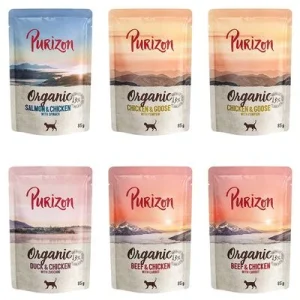 Purizon Organic 6 x 85 g comida húmida para gatos