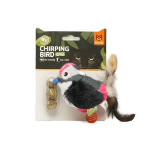 P谩ssaro Preto com som e catnip - FOFOS