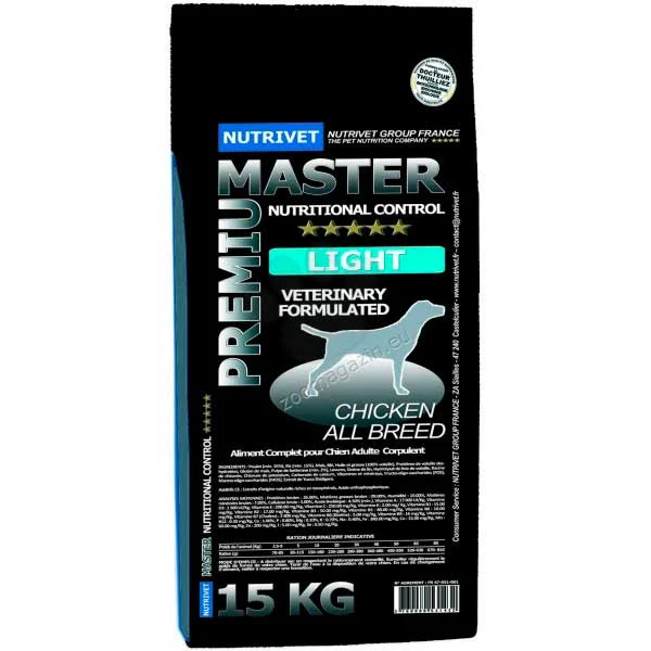 Ração Nutrivet Light 15 Kg