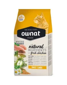 Ração Ownat Classic Daily Care para Gato, saco 1,5kg