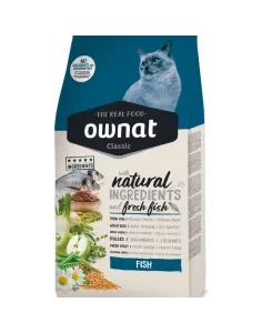 Ração Ownat Classic Fish para Gato, saco 4kg