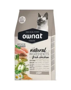 Ração Ownat Classic Light para Gato, saco 4kg