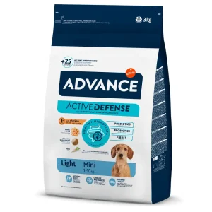 Ração para cães Advance Dog Mini Light Chicken & Rice 3 kg