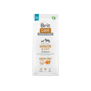 Ração para cães Brit Care Dog Grain-free Senior & Light Salmon