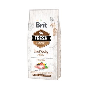 Ração para cães Brit Fresh Dog Light Fit & Slim with Turkey & Pea