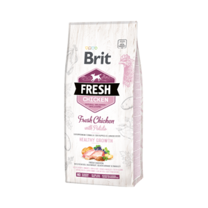 Ração para cães Brit Fresh Dog Puppy Healthy Growth with Chicken & Potato