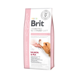 Ração para cães Brit Veterinary Diet Dog Hypoallergenic Grain Free Salmon & Pea