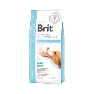 Ração para cães Brit Veterinary Diet Dog Obesity Grain Free Lamb & Pea