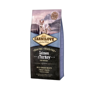 Ração para cães Carnilove Grain-Free Salmon & Turkey Puppy