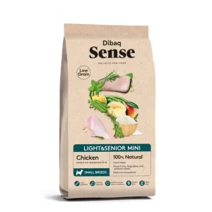Ração para cães Dibaq Sense Low Grain LIGHT & SENIOR MINI (Chicken)