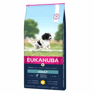 Ração para cães Eukanuba Dog Adult Medium Breed Chicken