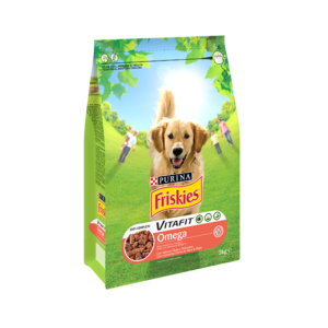 Ração para cães Friskies Cão Omega Carne de Vaca e Pescada 3 kg