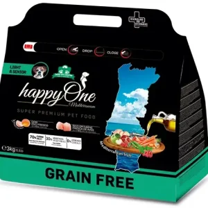 Ração para cães HappyOne Mediterraneum Light & Senior