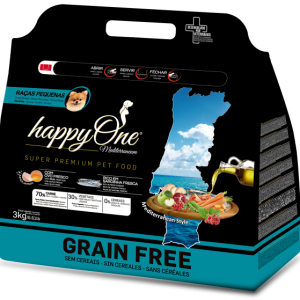 Ração para cães HappyOne Mediterraneum Small Breeds Sardine