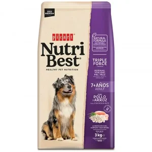 Ração para cães Picart Nutribest High Premium Adult 7+ Chicken & Rice