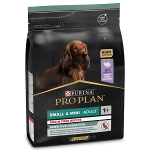 Ração para cães Purina Pro Plan Dog Grain-Free Small & Mini Adult Sensitive Digestion Turkey 2,5 kg