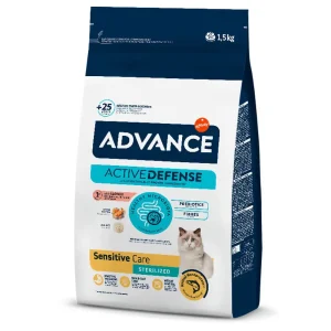 Ração para gatos Advance Cat Sterilised Sensitive Salmon & Barley