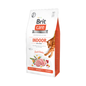 Ração para gatos Brit Care Cat Grain Free Indoor Anti Stress Chicken & Peas
