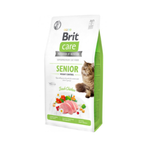 Ração para gatos Brit Care Cat Grain Free Senior Weight Control Chicken & Peas