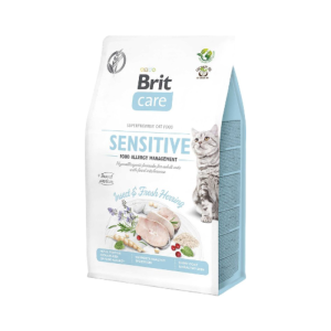 Ração para gatos Brit Care Cat Grain Free Sensitive Food Allergy Management Insect & Herring