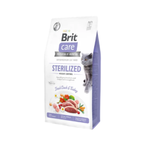 Ração para gatos Brit Care Cat Grain Free Sterilised Weight Control Duck & Turkey