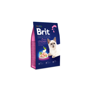 Ração para gatos Brit Premium by Nature Cat Adult Chicken
