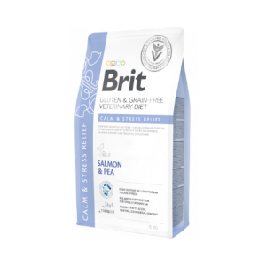 Ração para gatos Brit Veterinary Diet Cat Calm & Stress Relief Gluten & Grain-Free Salmon & Pea 2 kg