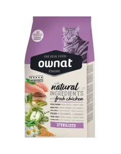 Ração Ownat Classic Sterilized para Gato, saco 4kg