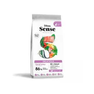 Ração para gatos Dibaq Sense Cat Grain Free Delicious (FISH & PAVO)