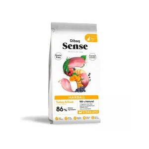 Ração para gatos Dibaq Sense Cat Grain Free Hairball (PATO&PAVO)