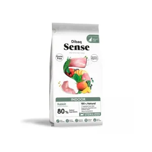Ração para gatos Dibaq Sense Cat Grain Free Indoor (CONEJO)