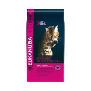 Ração para gatos Eukanuba Cat Adult Sterilised Weight Control Chicken