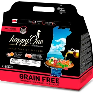 Ração para gatos HappyOne Mediterraneum Cat Senior 3 kg