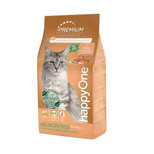 Ração para gatos HappyOne PREMIUM Gato Adulto Salmão Fresco 1.5 kg