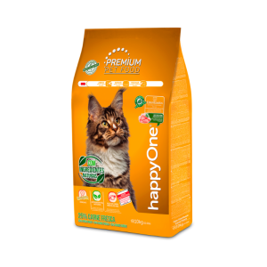 Ração para gatos HappyOne PREMIUM Gato Esterilizado Carne Fresca