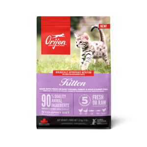 Ração para gatos Orijen Kitten 1.8 kg