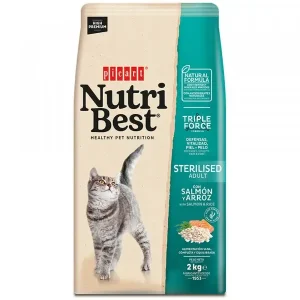Ração para gatos Picart Nutribest High Premium Cat Adult Sterilised Salmon & Rice