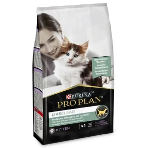 Ração para gatos Purina Pro Plan Cat Liveclear Kitten Turkey 1,4 kg