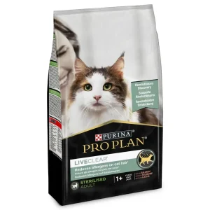 Ração para gatos Purina Pro Plan Cat Liveclear Sterilised Adult Salmon