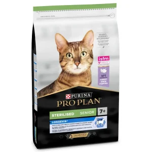 Ração para gatos Purina Pro Plan Cat Longevis Sterilised Adult 7+ Turkey & Rice
