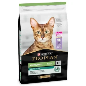 Ração para gatos Purina Pro Plan Cat Renal Plus Sterilised Adult Turkey & Rice
