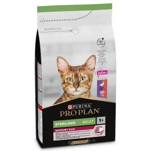 Ração para gatos Purina Pro Plan Cat Savoury Duo Sterilised Adult Duck & Liver 1,5 kg