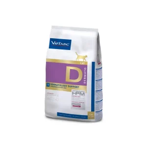 Ração para gatos Virbac Veterinary HPM D1 Cat Dermatology Support – 3 kg