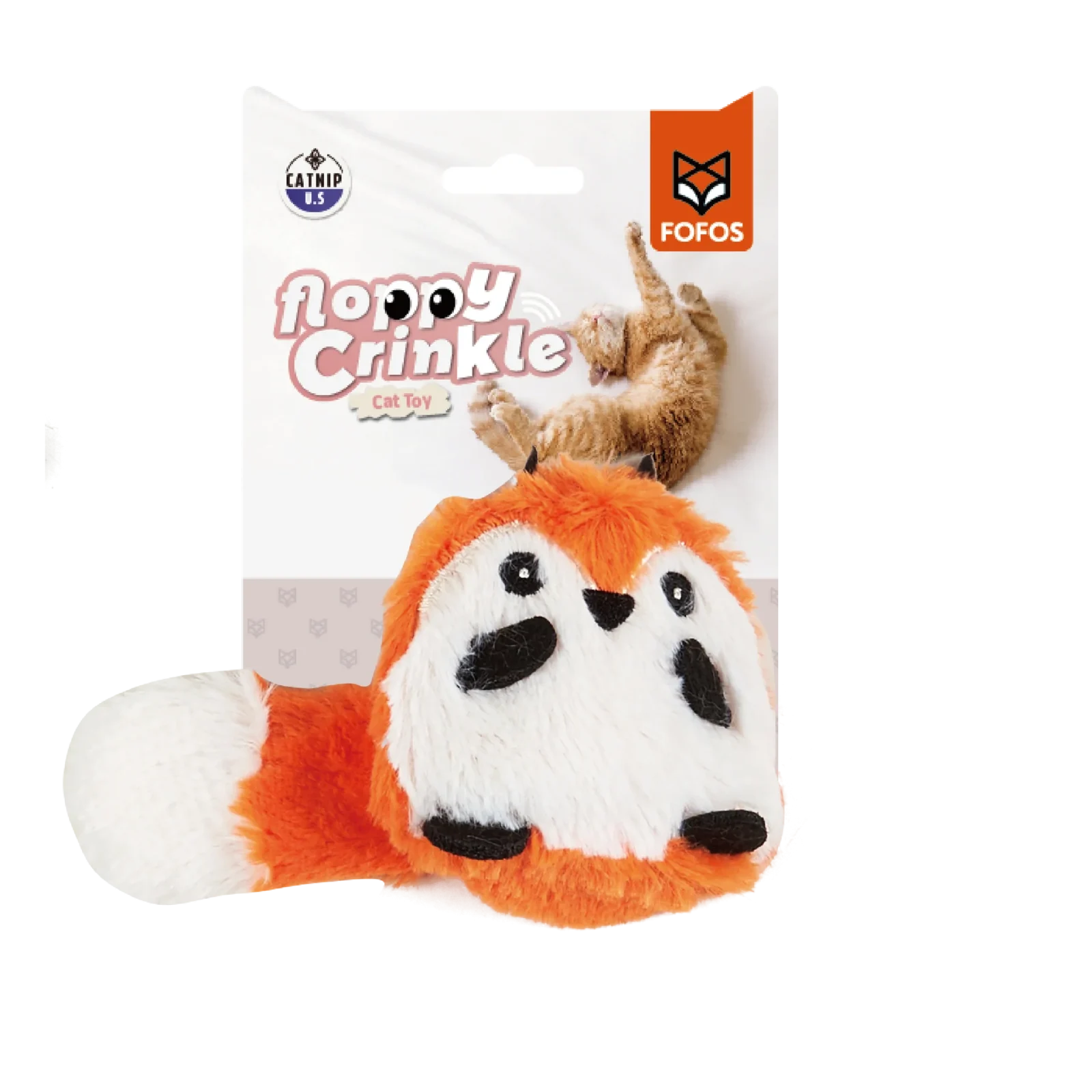 Raposa de Peluche com catnip - FOFOS