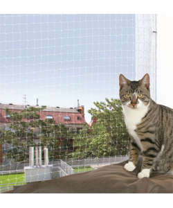 Rede de Protecção da varanda para Gatos – Transparente – 6 m x 3 m Trixie