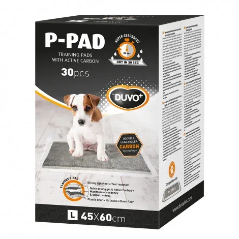 Resguardos com carvão ativado para cães – Duvo Plus – Tamanho: L