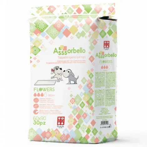 Resguardos com perfume floral para cães – Ferribiella – Medidas: 60 x 60 cm | Quantidade: 30 unidades