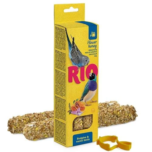 RIO STICK MEL P/ PERIQUITOS E AVES EXOTICAS 2X40GR - Image 2
